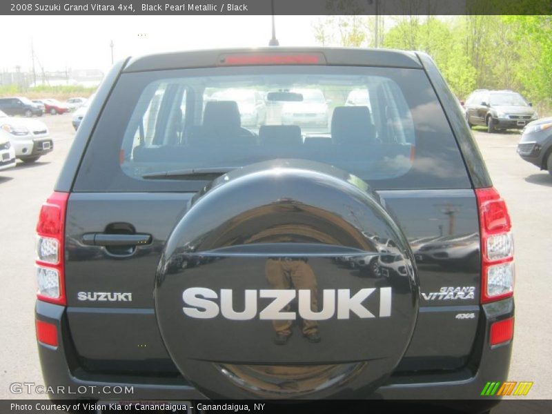 Black Pearl Metallic / Black 2008 Suzuki Grand Vitara 4x4