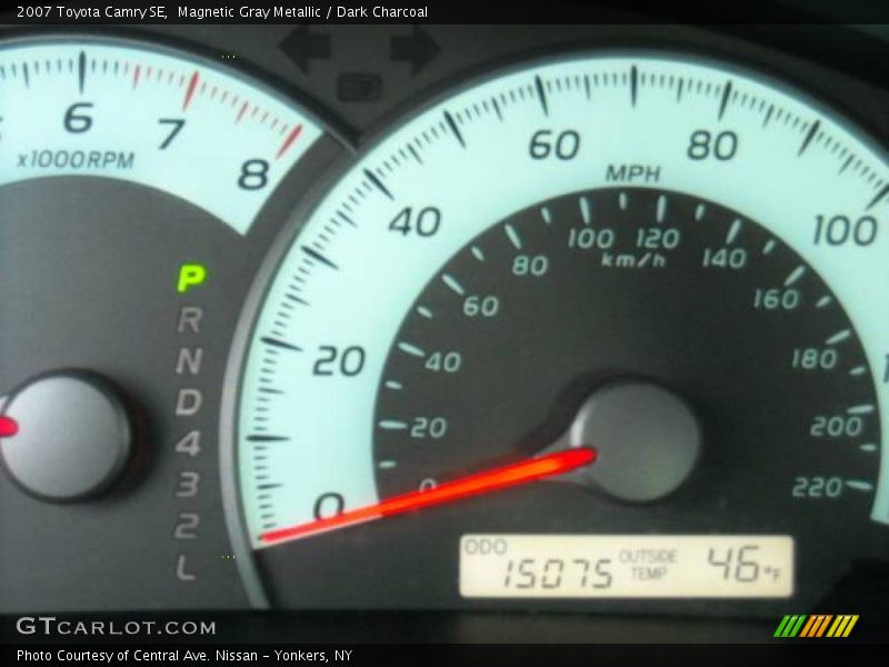 Magnetic Gray Metallic / Dark Charcoal 2007 Toyota Camry SE
