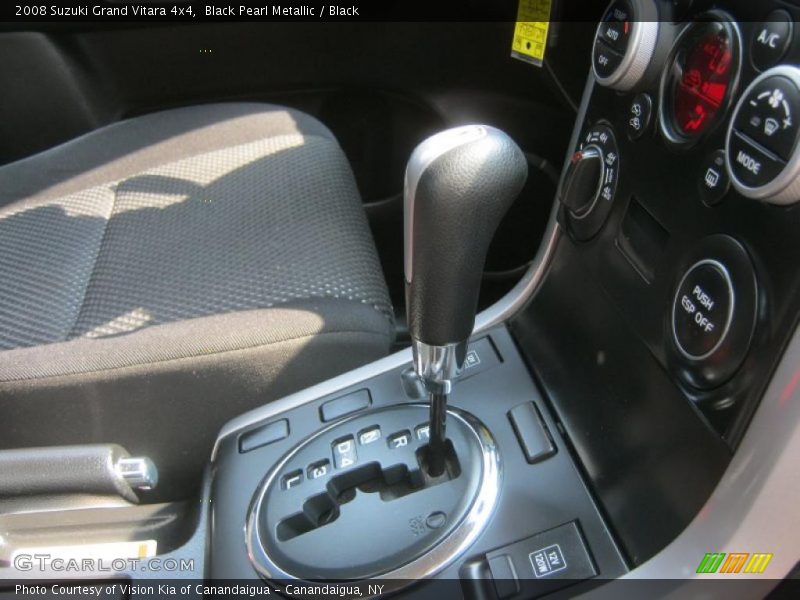 Black Pearl Metallic / Black 2008 Suzuki Grand Vitara 4x4