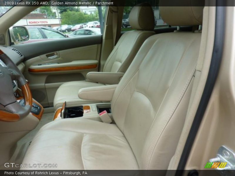Golden Almond Metallic / Parchment 2009 Lexus RX 350 AWD