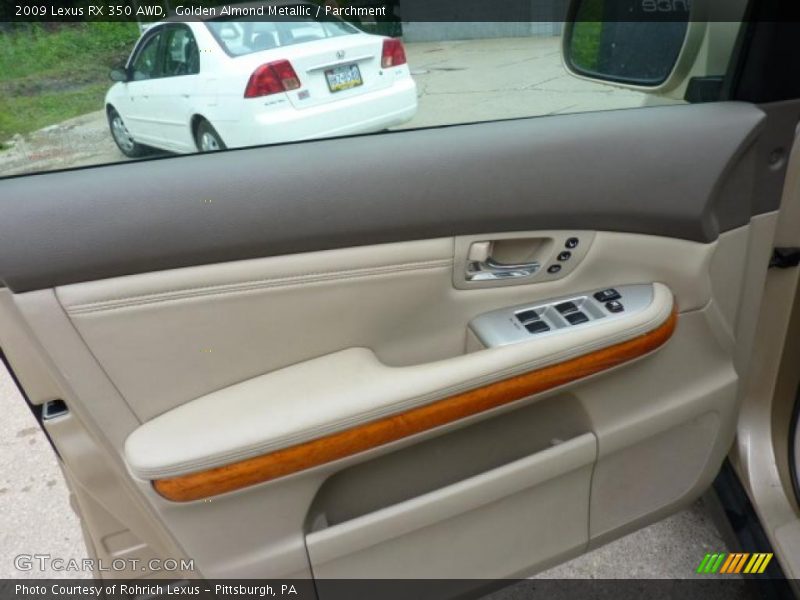 Golden Almond Metallic / Parchment 2009 Lexus RX 350 AWD