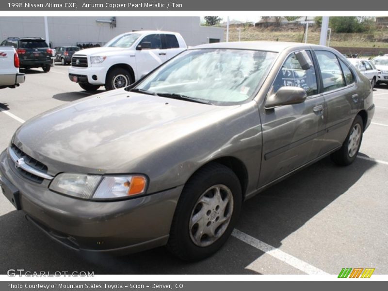 Autumn Copper Pearl Metallic / Tan 1998 Nissan Altima GXE