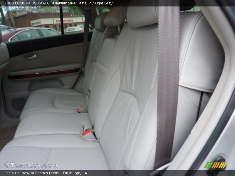 Millenium Silver Metallic / Light Gray 2008 Lexus RX 350 AWD