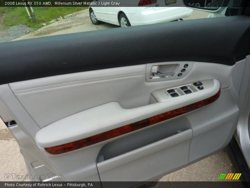 Millenium Silver Metallic / Light Gray 2008 Lexus RX 350 AWD