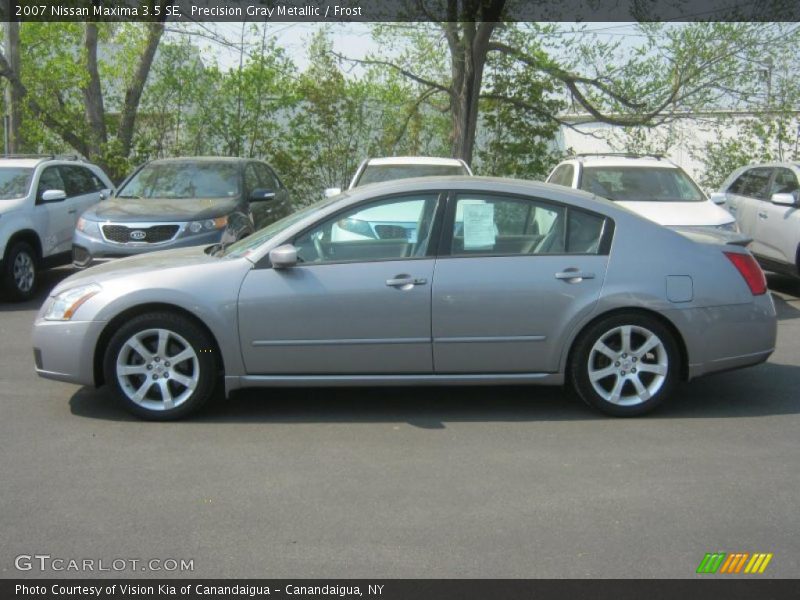 Precision Gray Metallic / Frost 2007 Nissan Maxima 3.5 SE