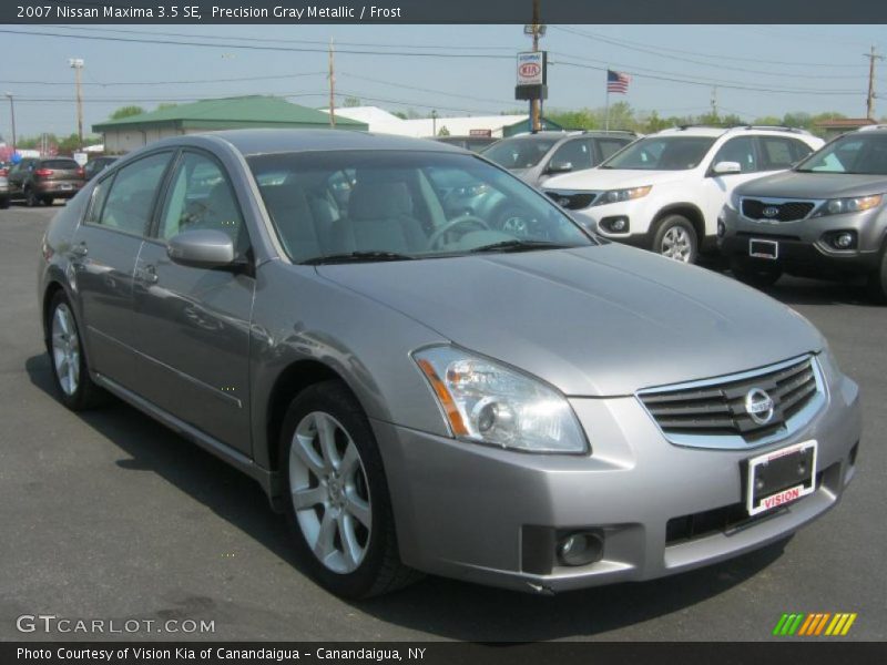 Precision Gray Metallic / Frost 2007 Nissan Maxima 3.5 SE