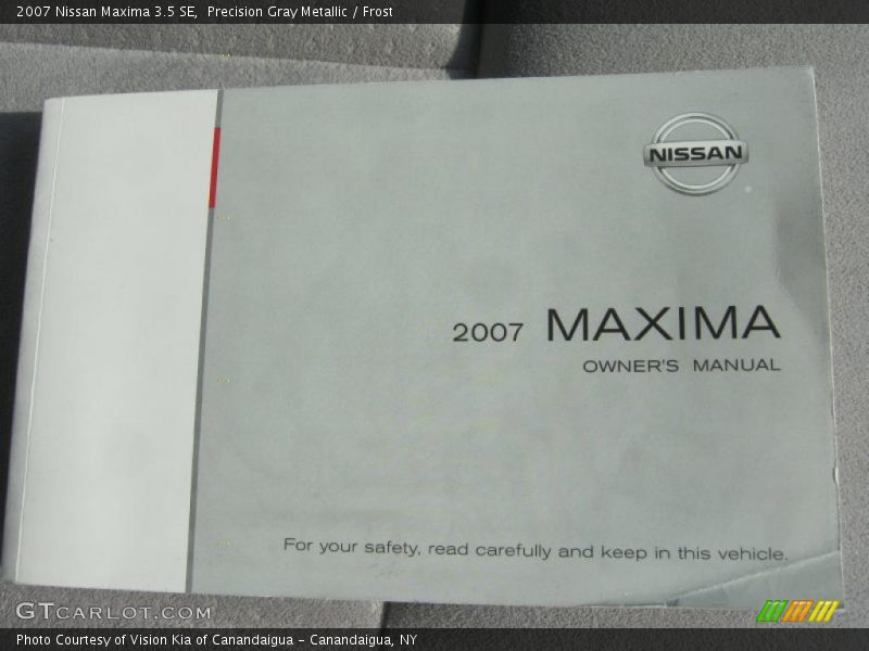 Precision Gray Metallic / Frost 2007 Nissan Maxima 3.5 SE