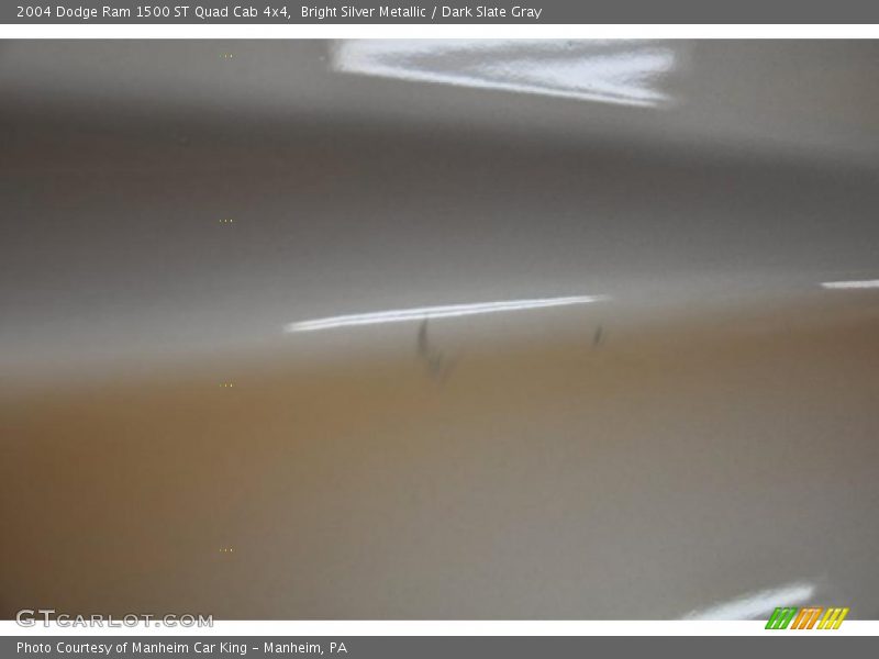 Bright Silver Metallic / Dark Slate Gray 2004 Dodge Ram 1500 ST Quad Cab 4x4