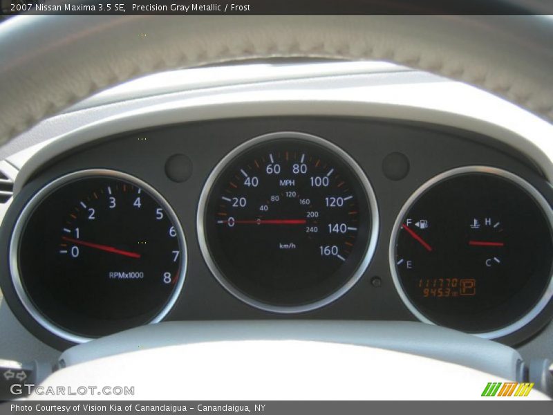 Precision Gray Metallic / Frost 2007 Nissan Maxima 3.5 SE