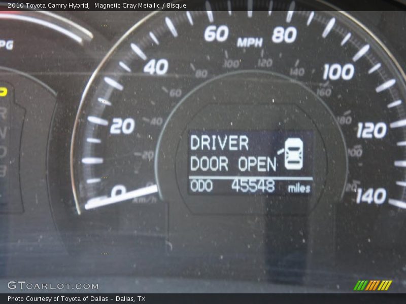 Magnetic Gray Metallic / Bisque 2010 Toyota Camry Hybrid