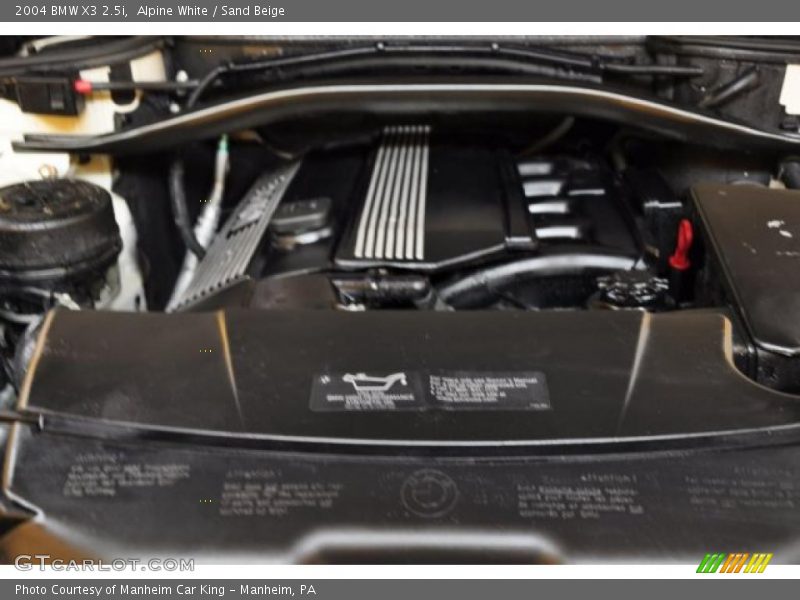 Alpine White / Sand Beige 2004 BMW X3 2.5i