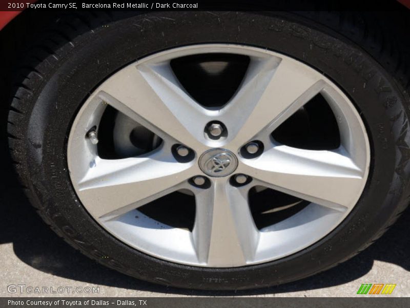 Barcelona Red Metallic / Dark Charcoal 2010 Toyota Camry SE