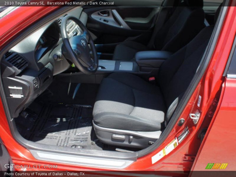 Barcelona Red Metallic / Dark Charcoal 2010 Toyota Camry SE