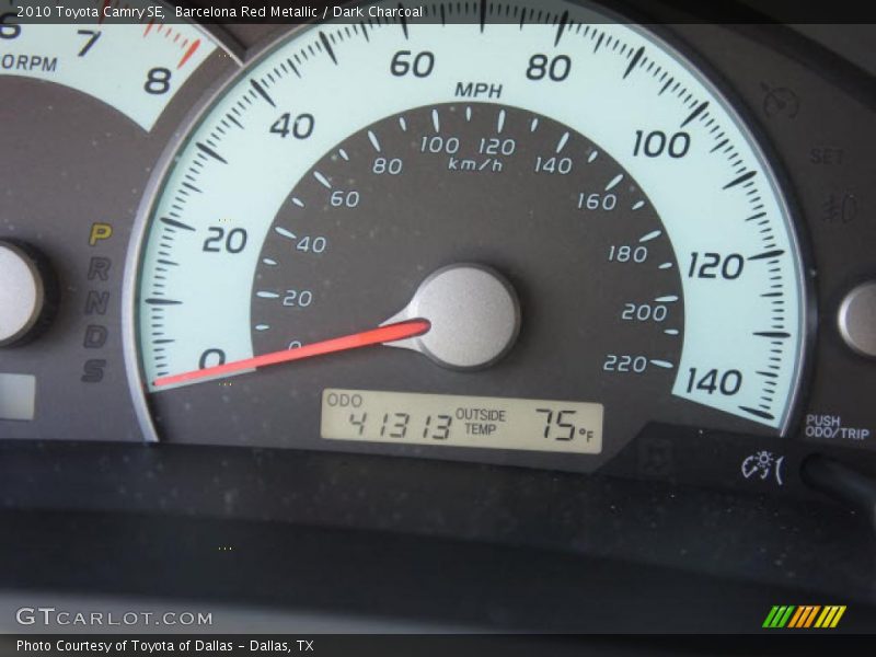 Barcelona Red Metallic / Dark Charcoal 2010 Toyota Camry SE