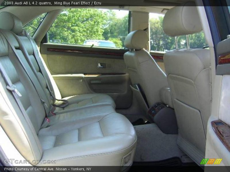 Ming Blue Pearl Effect / Ecru 2003 Audi A8 L 4.2 quattro