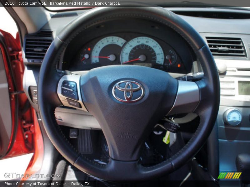 Barcelona Red Metallic / Dark Charcoal 2010 Toyota Camry SE