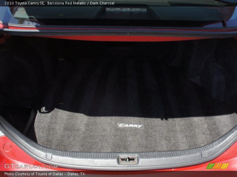 Barcelona Red Metallic / Dark Charcoal 2010 Toyota Camry SE