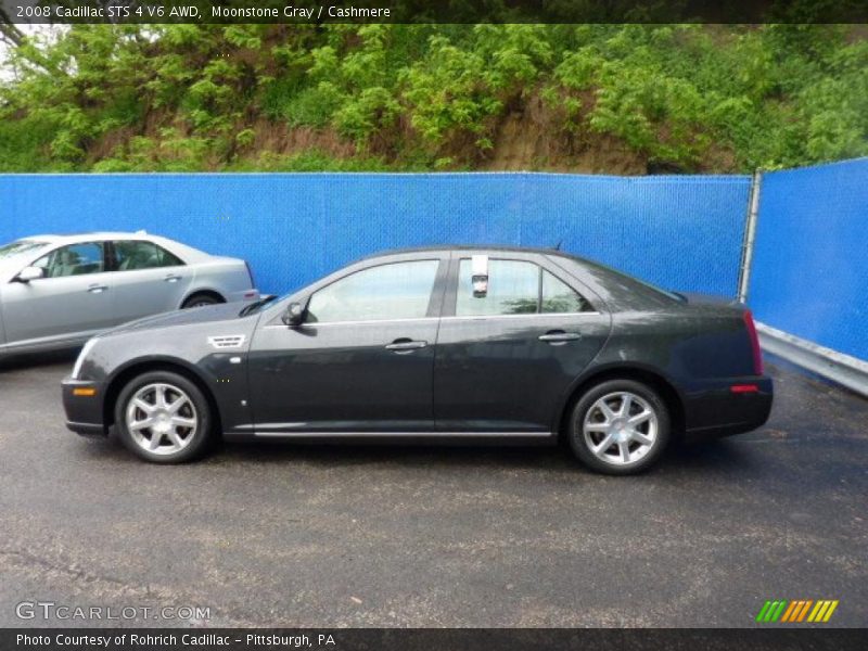 Moonstone Gray / Cashmere 2008 Cadillac STS 4 V6 AWD