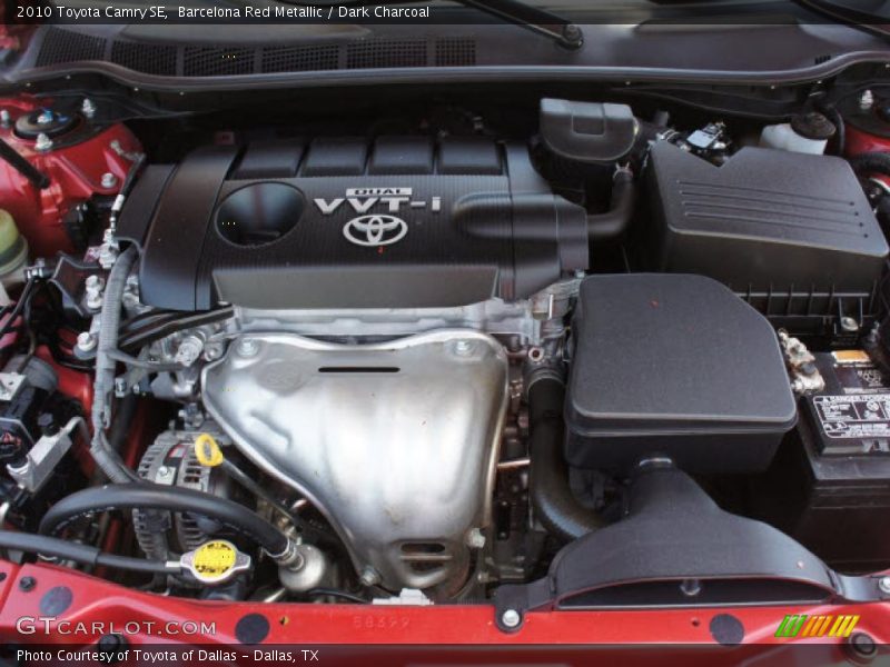 Barcelona Red Metallic / Dark Charcoal 2010 Toyota Camry SE