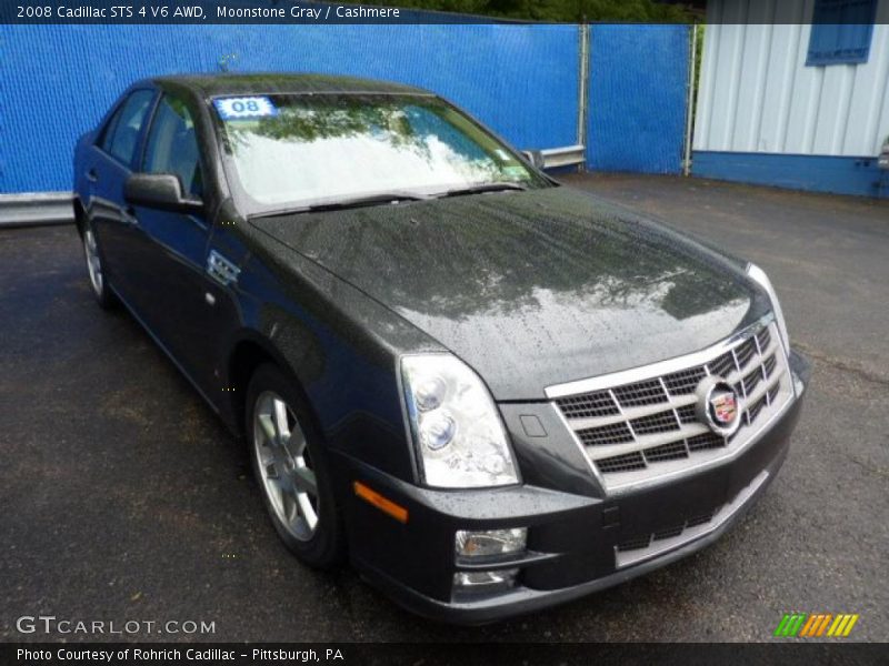 Moonstone Gray / Cashmere 2008 Cadillac STS 4 V6 AWD