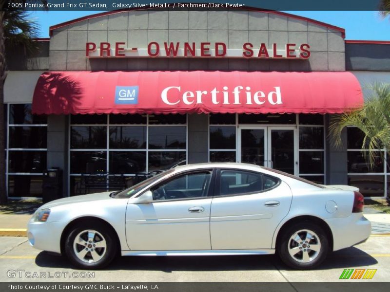 Galaxy Silver Metallic / Parchment/Dark Pewter 2005 Pontiac Grand Prix GT Sedan