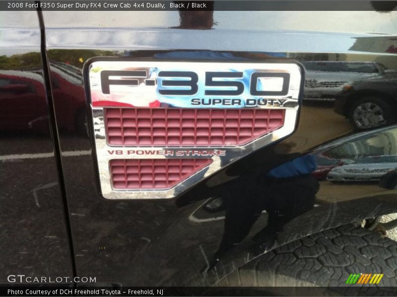 Black / Black 2008 Ford F350 Super Duty FX4 Crew Cab 4x4 Dually