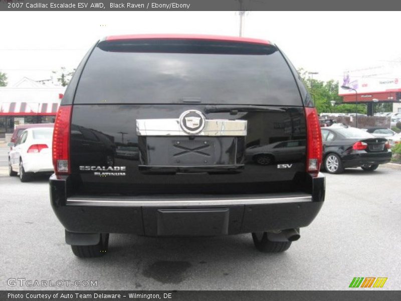 Black Raven / Ebony/Ebony 2007 Cadillac Escalade ESV AWD