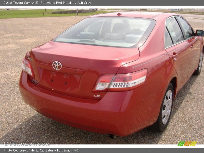 Barcelona Red Metallic / Ash Gray 2010 Toyota Camry LE