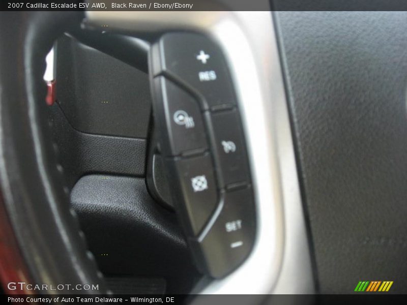 Black Raven / Ebony/Ebony 2007 Cadillac Escalade ESV AWD
