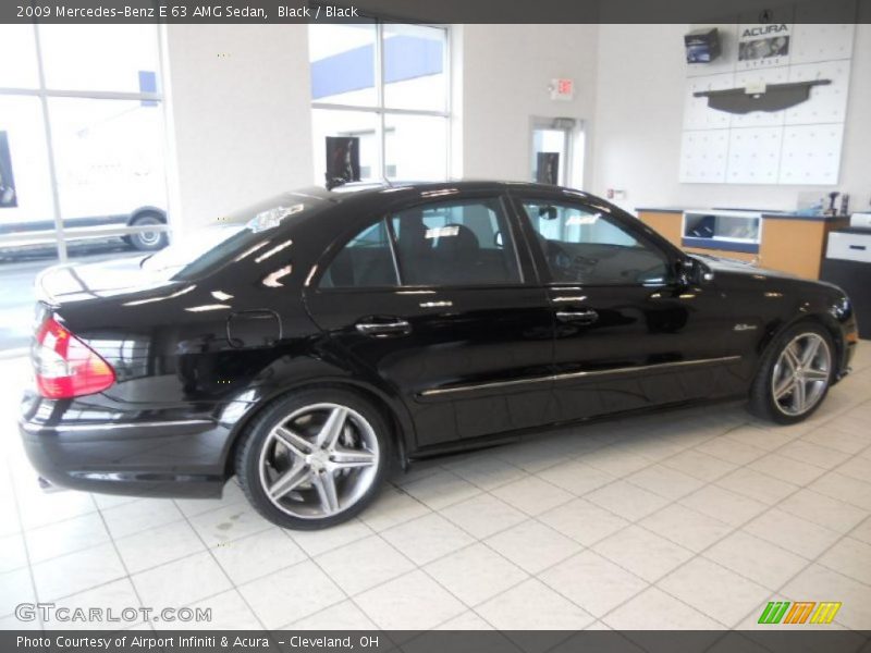 Black / Black 2009 Mercedes-Benz E 63 AMG Sedan