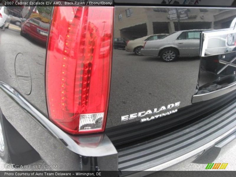 Black Raven / Ebony/Ebony 2007 Cadillac Escalade ESV AWD