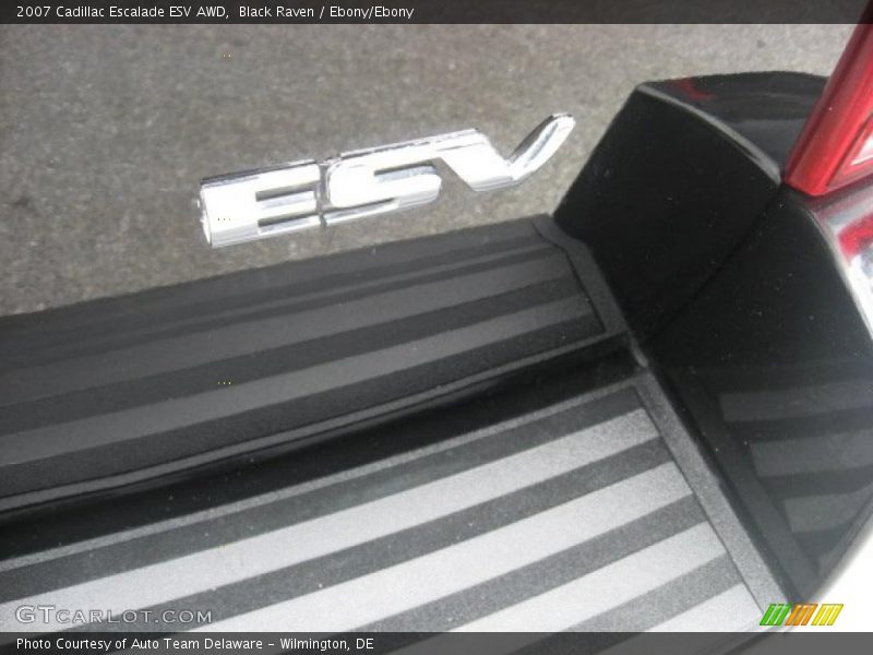 Black Raven / Ebony/Ebony 2007 Cadillac Escalade ESV AWD