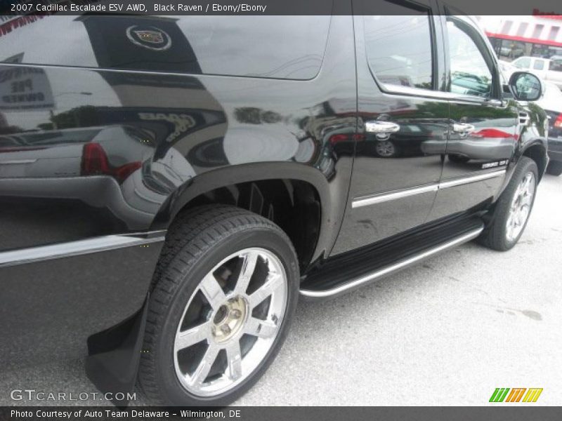 Black Raven / Ebony/Ebony 2007 Cadillac Escalade ESV AWD