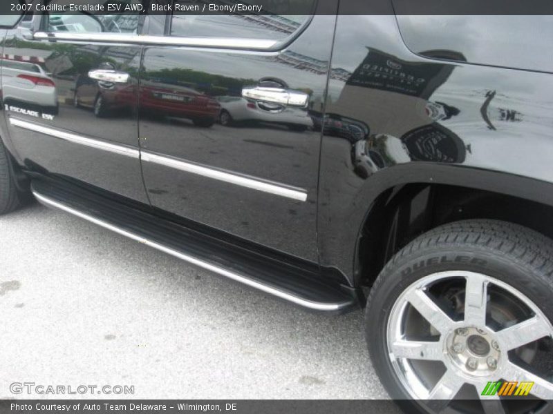 Black Raven / Ebony/Ebony 2007 Cadillac Escalade ESV AWD