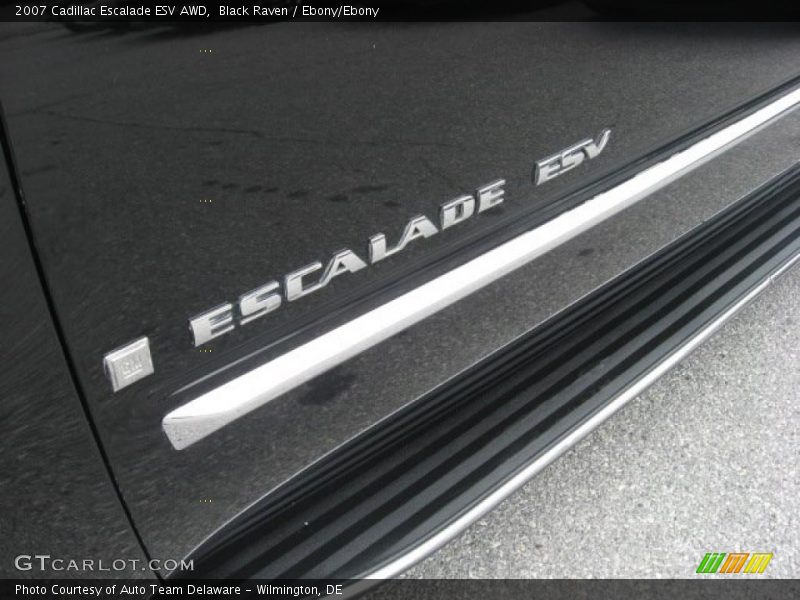 Black Raven / Ebony/Ebony 2007 Cadillac Escalade ESV AWD