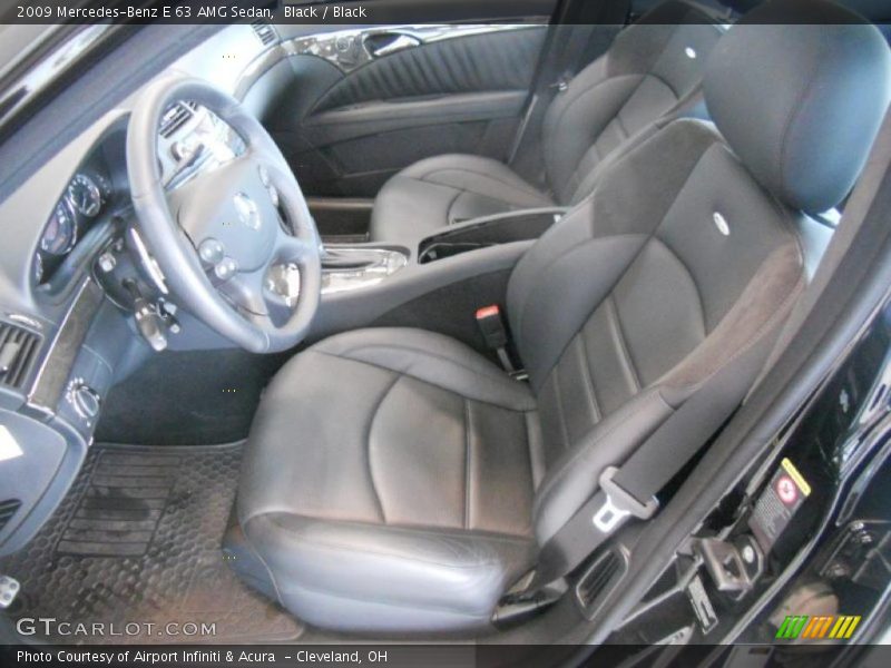  2009 E 63 AMG Sedan Black Interior