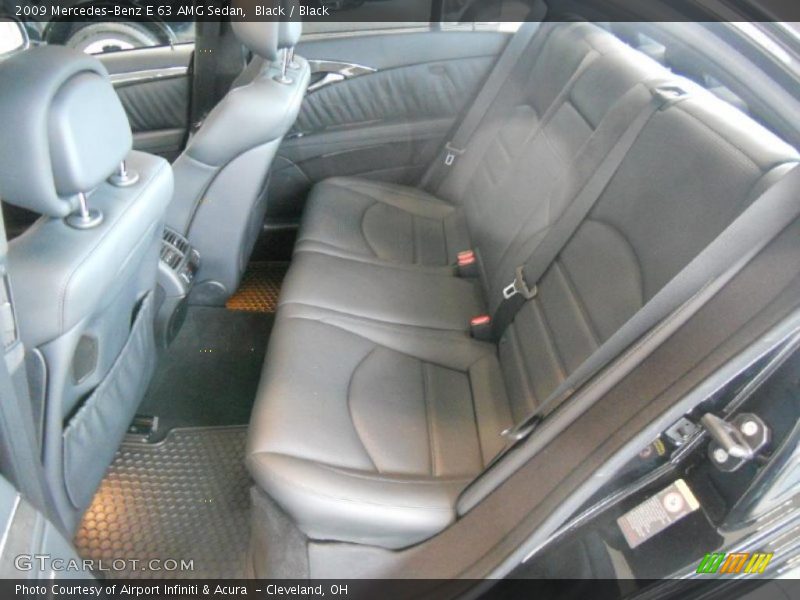  2009 E 63 AMG Sedan Black Interior