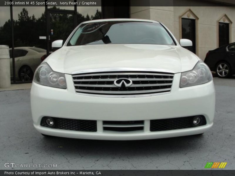 Ivory Pearl / Graphite 2006 Infiniti M 45 Sport Sedan