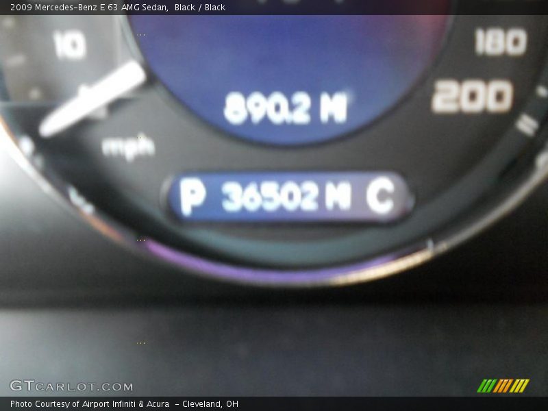 Black / Black 2009 Mercedes-Benz E 63 AMG Sedan