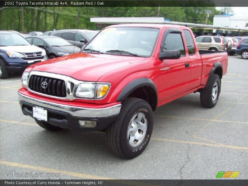 Radiant Red / Oak 2002 Toyota Tacoma Xtracab 4x4