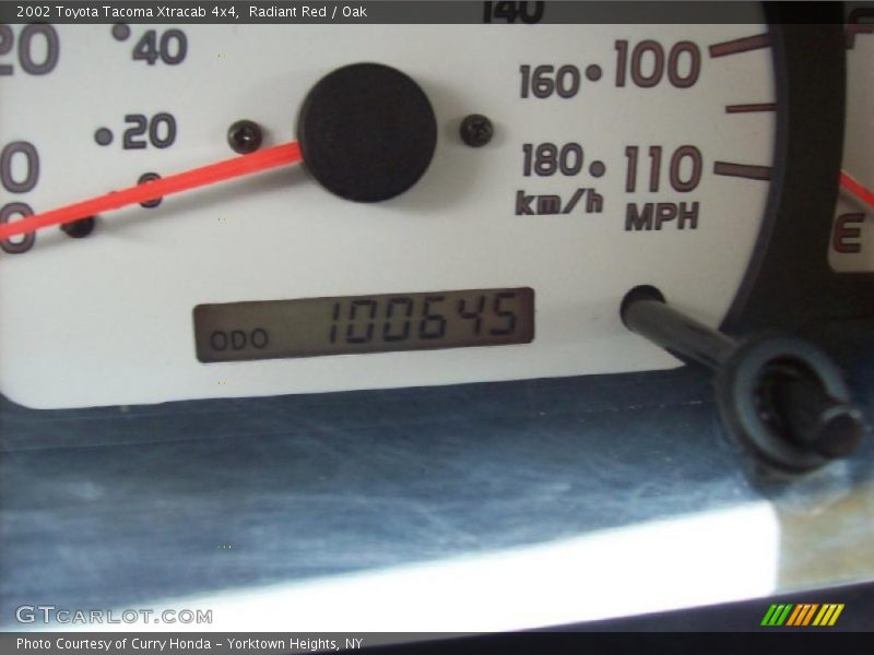 Radiant Red / Oak 2002 Toyota Tacoma Xtracab 4x4