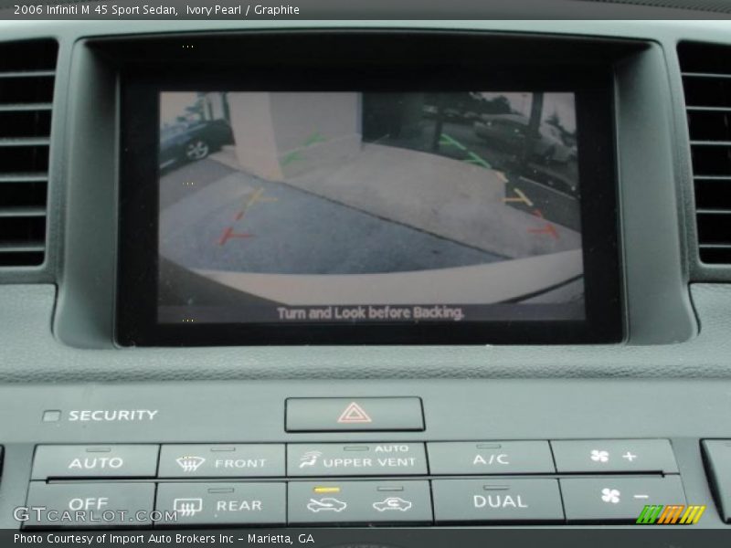 Ivory Pearl / Graphite 2006 Infiniti M 45 Sport Sedan