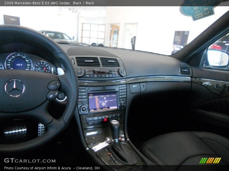 Black / Black 2009 Mercedes-Benz E 63 AMG Sedan