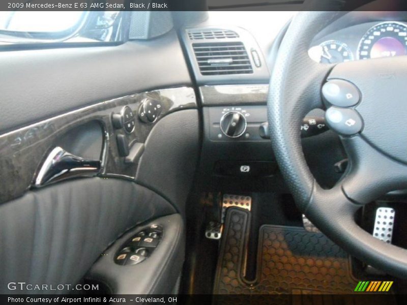 Black / Black 2009 Mercedes-Benz E 63 AMG Sedan