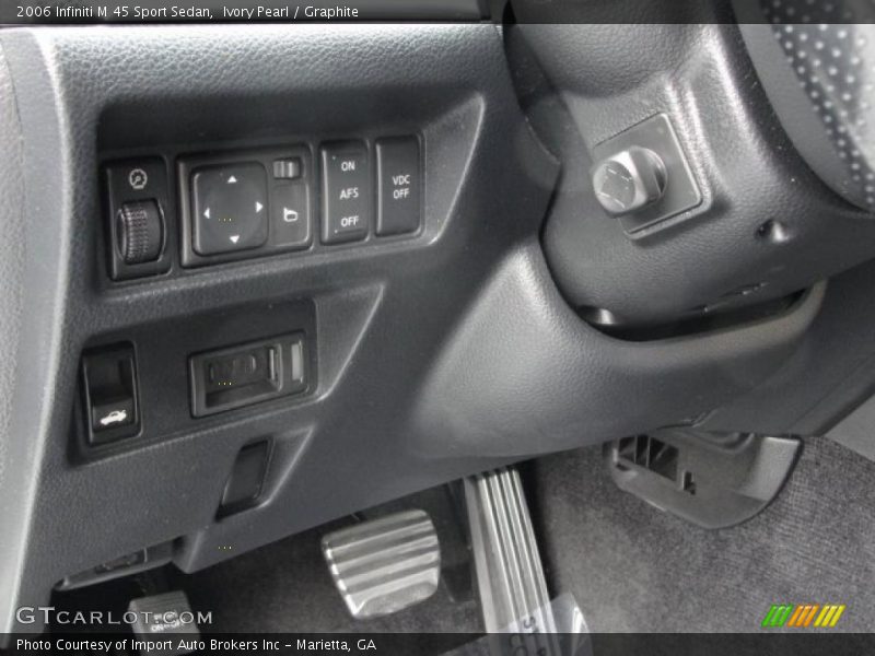 Controls of 2006 M 45 Sport Sedan