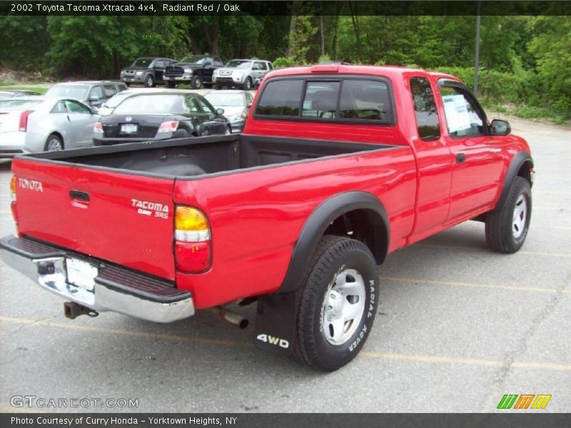 Radiant Red / Oak 2002 Toyota Tacoma Xtracab 4x4