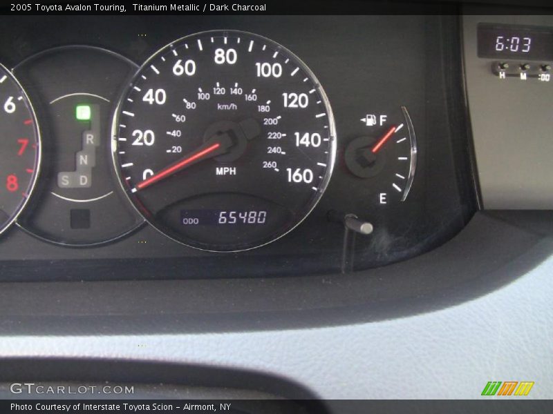 Titanium Metallic / Dark Charcoal 2005 Toyota Avalon Touring
