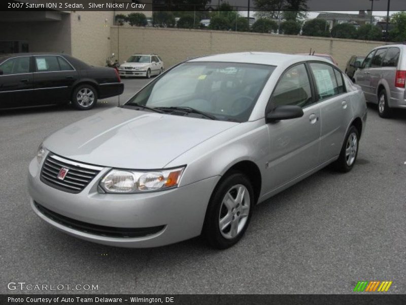 Silver Nickel / Gray 2007 Saturn ION 2 Sedan