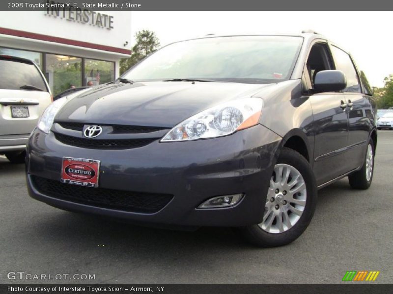 Slate Metallic / Stone 2008 Toyota Sienna XLE