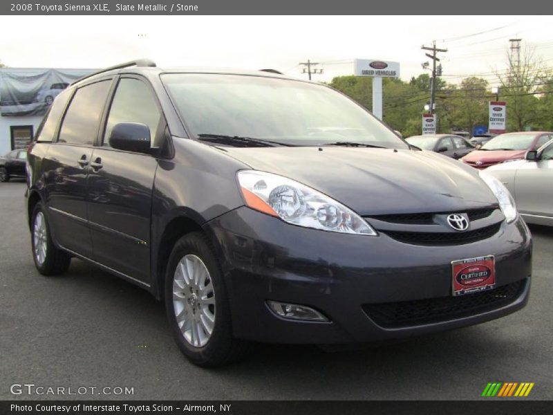 Slate Metallic / Stone 2008 Toyota Sienna XLE